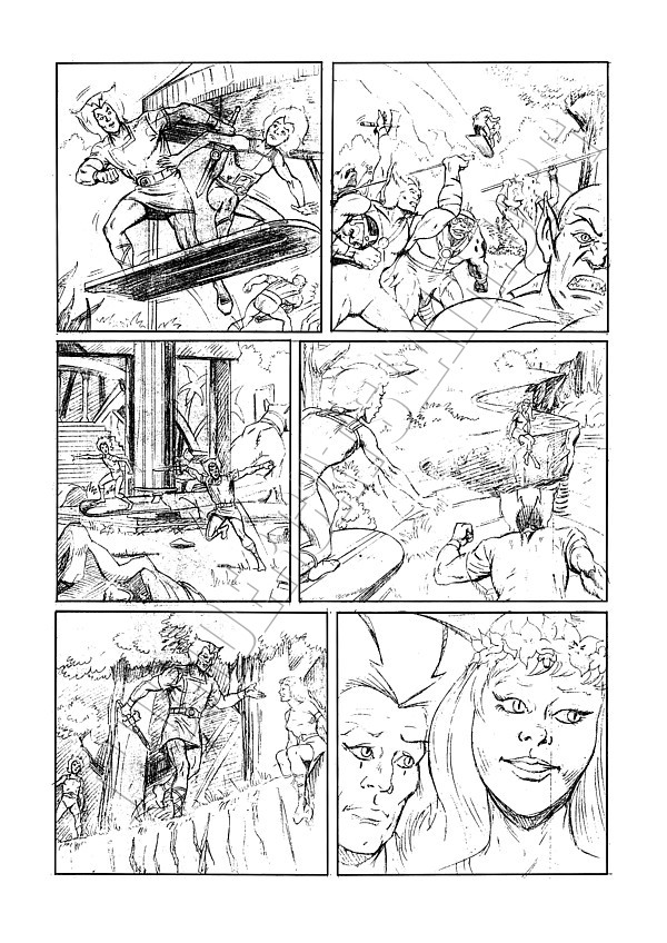 Marvel UK - ThunderCats Issue 81 Page 2 (pencils) 