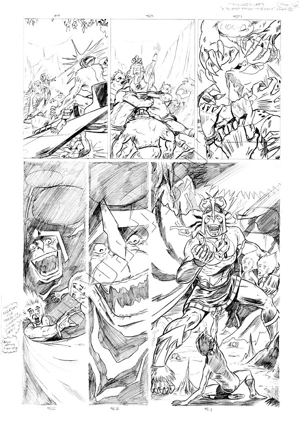 Marvel UK - Unused Pencils - Story page 10 