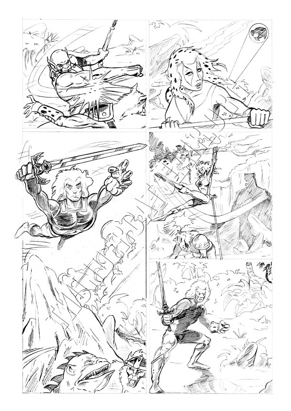 Marvel UK - Unused Pencils - Story page 3 