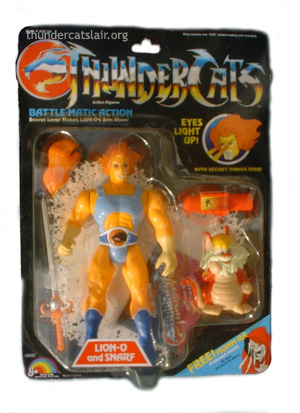 LJN ThunderCats Lion-O - Orange Haired Variant - Mint On Card