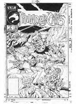 ThunderCats comic art - Star (Marvel) Issue 2 cover