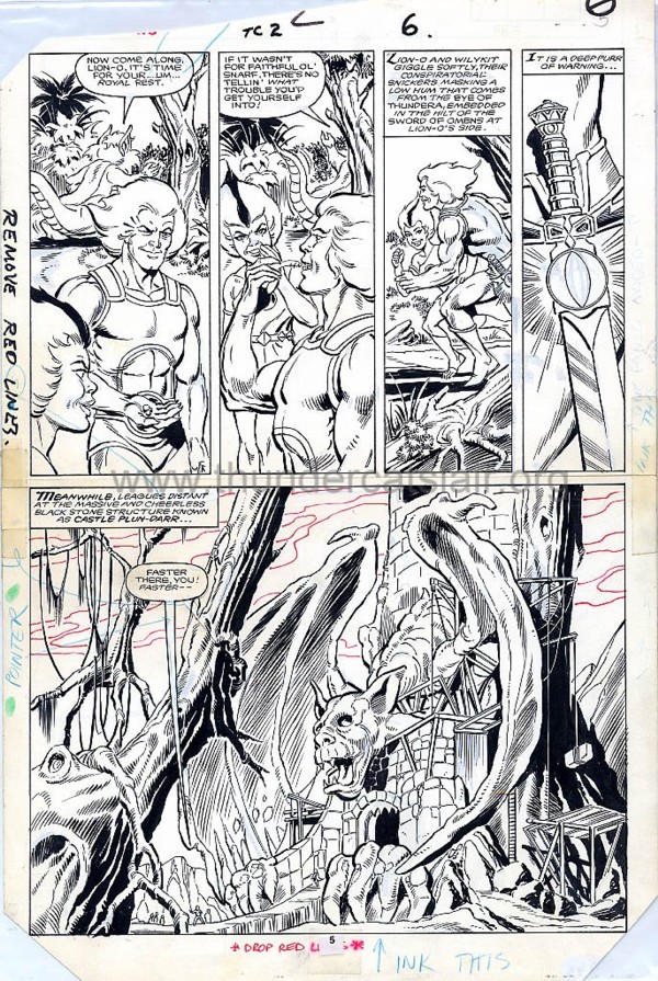 ThunderCats comic art - Marvel (Star) Issue 2, page 6