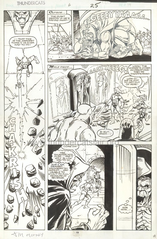 ThunderCats comic art - Marvel (Star) Issue 6, page 25