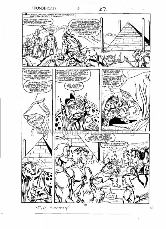 ThunderCats comic art - Marvel (Star) Issue 6, page 27