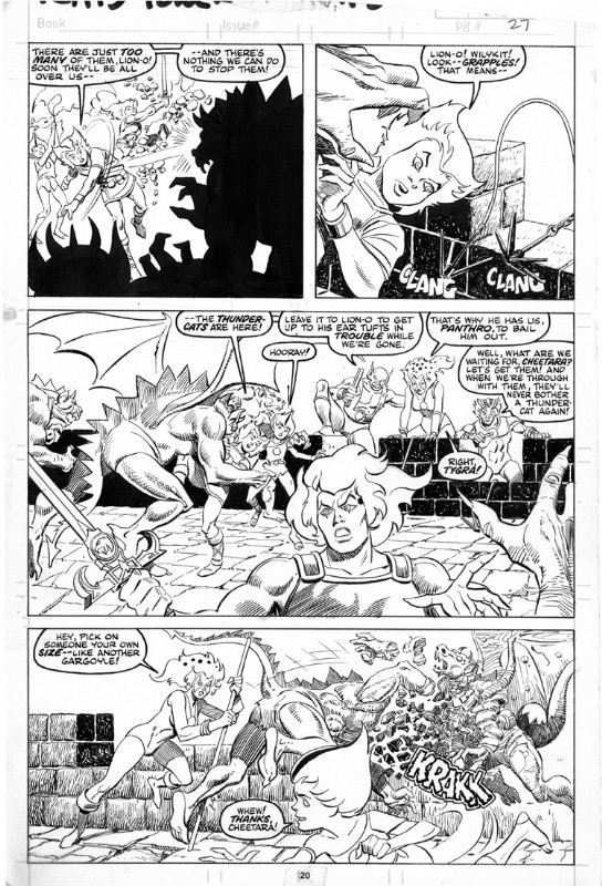 ThunderCats comic art - Marvel (Star) Issue 17, page 27