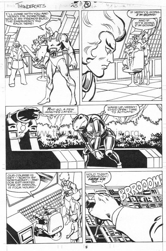 ThunderCats comic art - Marvel (Star) Issue 23, page 9