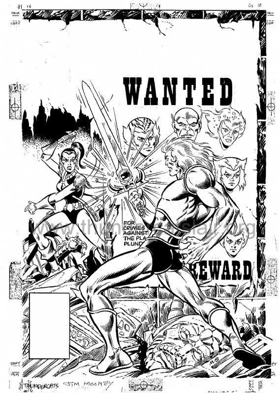 ThunderCats comic art - Star (Marvel) Issue 4 cover