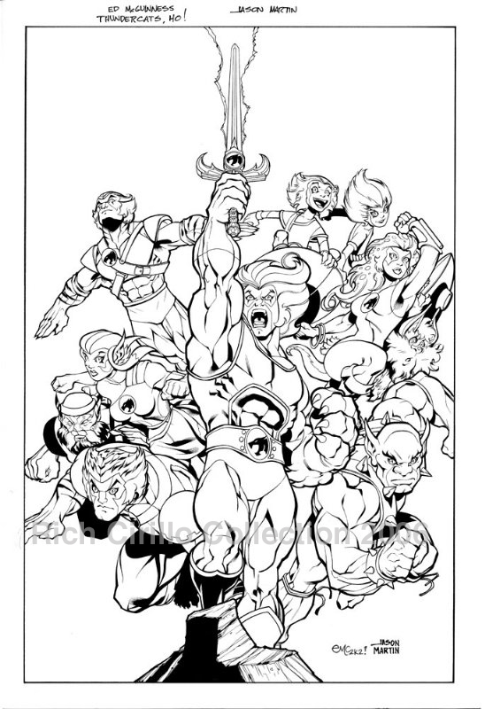 ThunderCats comic art - DC/Wildstorm Issue #1 - Cover