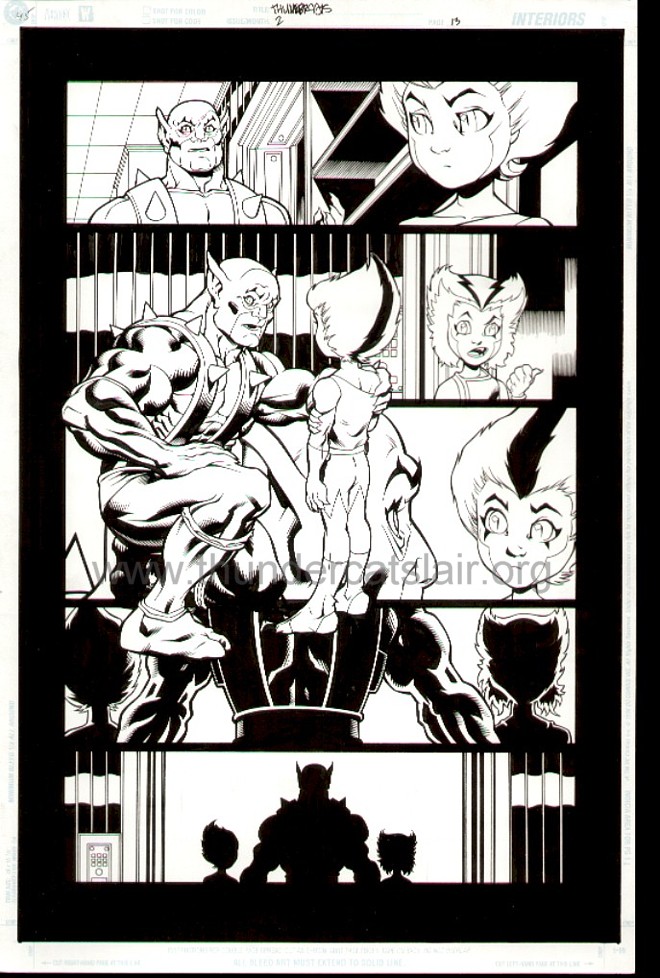 ThunderCats comic art - DC/Wildstorm Issue #2 - Page 13