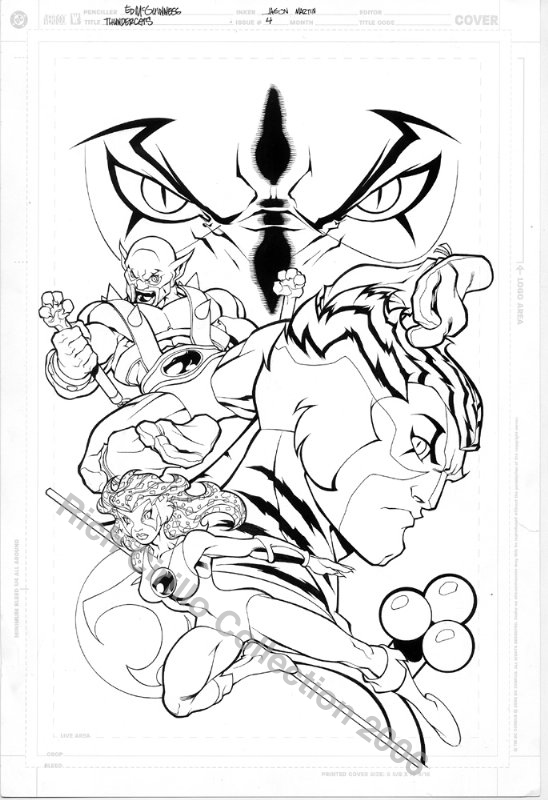 ThunderCats comic art - DC/Wildstorm Issue #3 - Cover