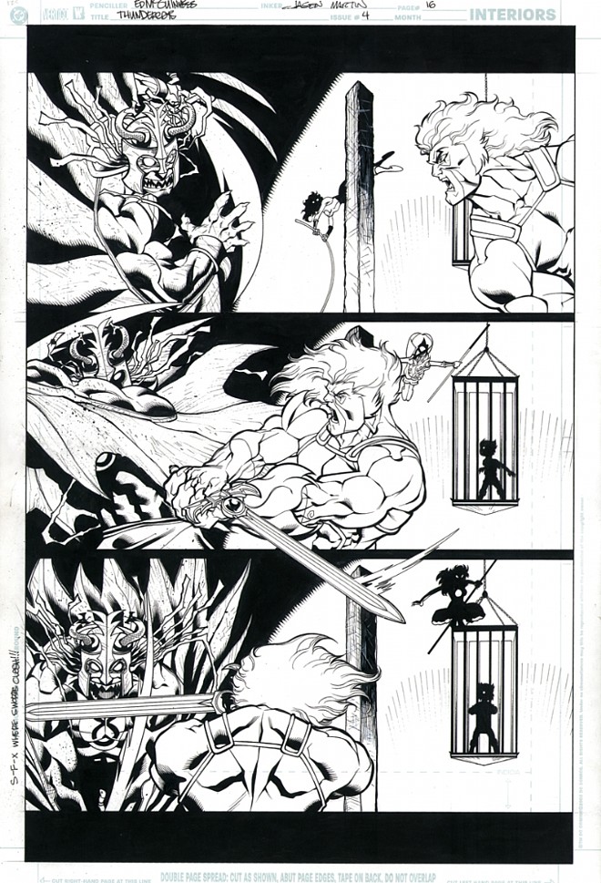 ThunderCats comic art - DC/Wildstorm Issue #4 - Page 16
