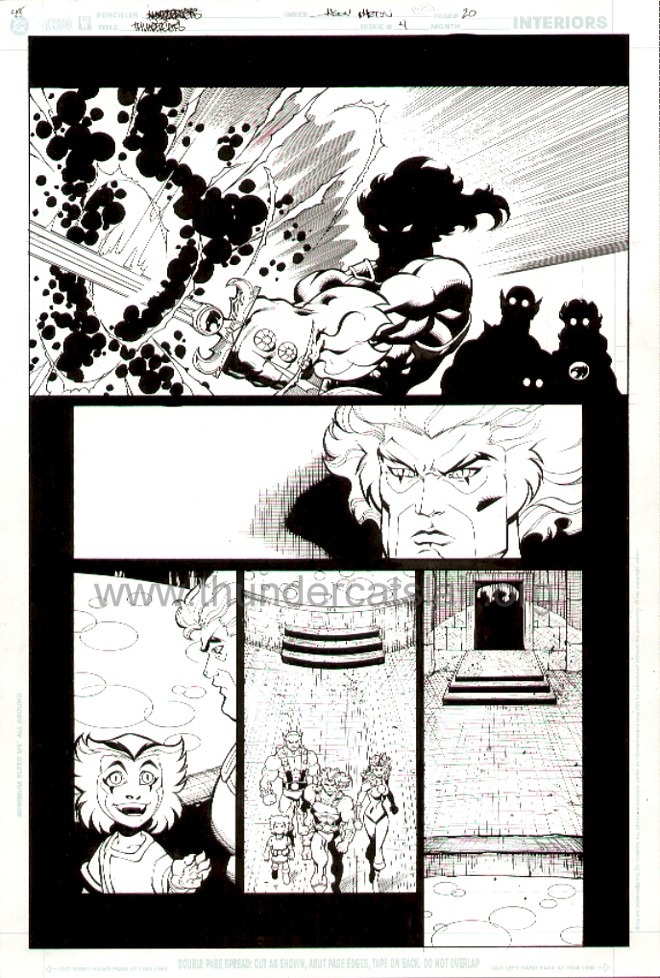 ThunderCats comic art - DC/Wildstorm Issue #4 - Page 20