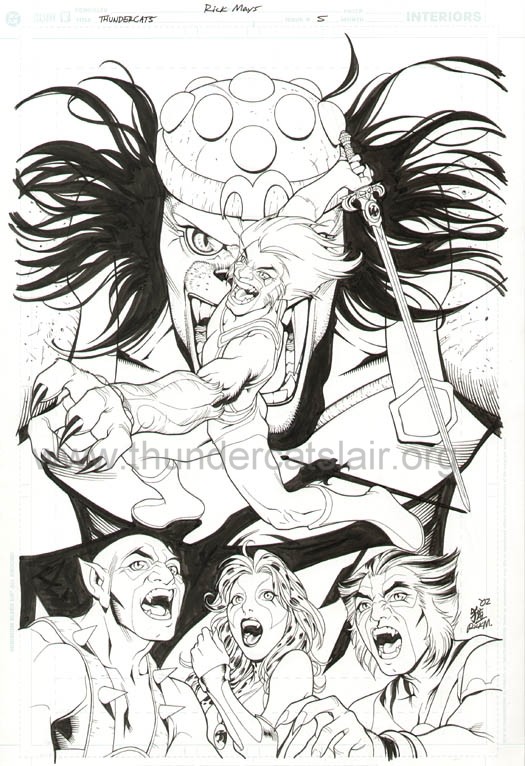 ThunderCats comic art - DC/Wildstorm Issue #5 - Variant Cover