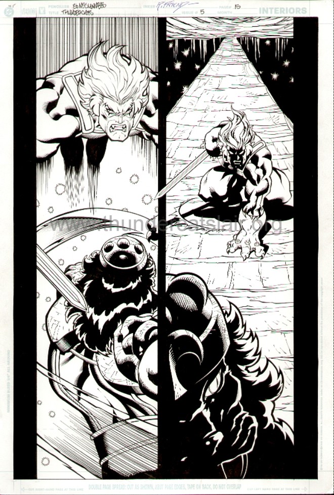 ThunderCats comic art - DC/Wildstorm Issue #5 - Page 15