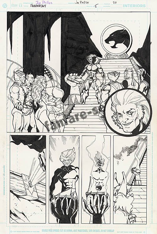 ThunderCats comic art - DC/Wildstorm Issue #5 - Page 20