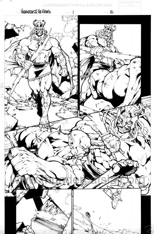 ThunderCats comic art - DC/Wildstorm - The Return Issue #1 - Page 12