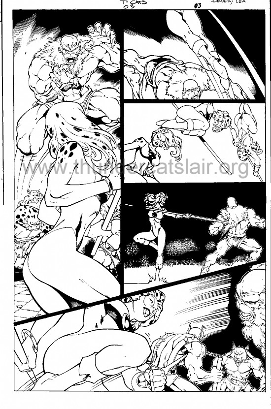 ThunderCats comic art - DC/Wildstorm - The Return Issue #5 - Page 3