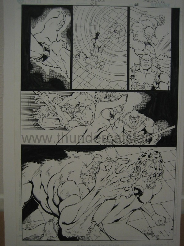 ThunderCats comic art - DC/Wildstorm - The Return Issue #5 - Page 5