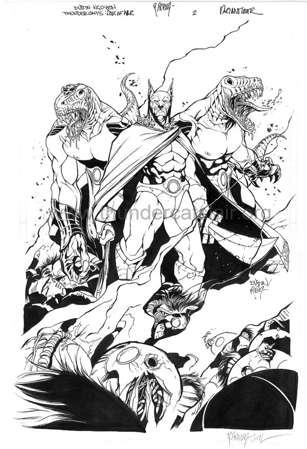 ThunderCats comic art - DC/Wildstorm - Dogs of War Issue #2 - Variant Cover