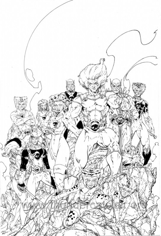 ThunderCats comic art - DC/Wildstorm - Dogs of War Issue #5 - Cover